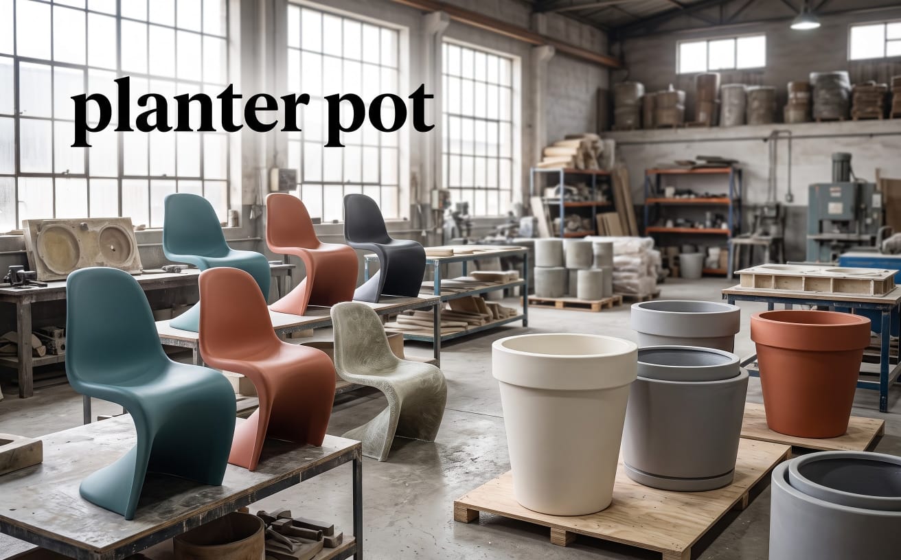 fiberglass planter pot